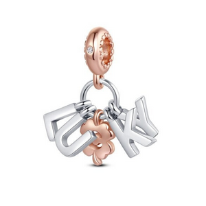 925 Sterling Silver Lucky Charm for Bracelets Fine Jewelry Women