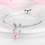 925 Sterling Silver Mother and Daughter Charm