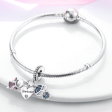 925 Sterling Silver Girl & Boy Charm for Bracelets Fine Jewelry Women