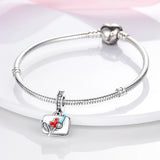925 Sterling Silver Medical Dangle Charm for Bracelets Fine Jewelry Women