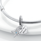 925 Sterling Silver Charm Follow Your Heart