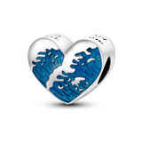 925 Sterling Silver Ocean and Sea Life Charm for Bracelets Fine Jewelry Women