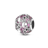 925 Sterling Silver Infinity Hearts Charm for Bracelets Fine Jewelry Women