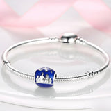 925 Sterling Silver Family Charm for Bracelets Fine Jewelry Women