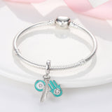 925 Sterling Silver Bohemian Dangle Charm for Bracelets Fine Jewelry Women