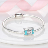 925 Sterling Silver Camera Charm for Bracelets Fine Jewelry Women Pendant Necklace
