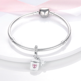 925 Sterling Silver Earphones Charm for Bracelets Fine Jewelry Pendant Necklace