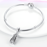 925 Sterling Silver Charm Sagrada Familia Spain Bracelets Fine Jewelry Women