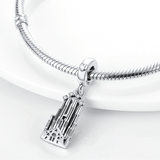 925 Sterling Silver Charm Sagrada Familia Spain Bracelets Fine Jewelry Women